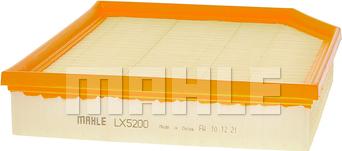 MAHLE LX 5200 - Воздушный фильтр двигателя abcparts.ee