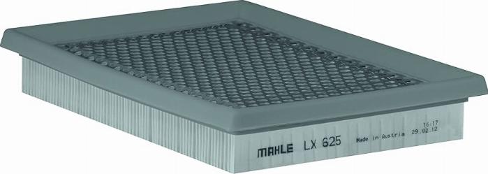 MAHLE LX 625 - Воздушный фильтр двигателя abcparts.ee