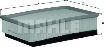 MAHLE LX 1883 - Воздушный фильтр двигателя abcparts.ee