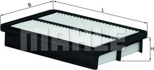 MAHLE LX 1785 - Воздушный фильтр двигателя abcparts.ee