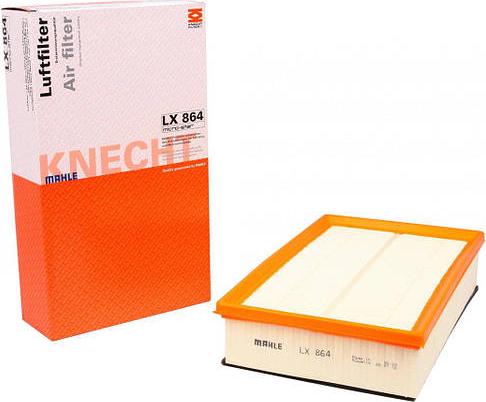 MAHLE LX 864 - Воздушный фильтр двигателя abcparts.ee