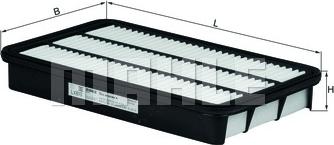 MAHLE LX 810 - Воздушный фильтр двигателя abcparts.ee