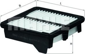 MAHLE LX 2693 - Воздушный фильтр двигателя abcparts.ee