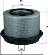 MAHLE LX 268 - Воздушный фильтр двигателя abcparts.ee