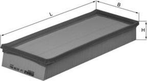 MAHLE LX 2038 - Воздушный фильтр двигателя abcparts.ee