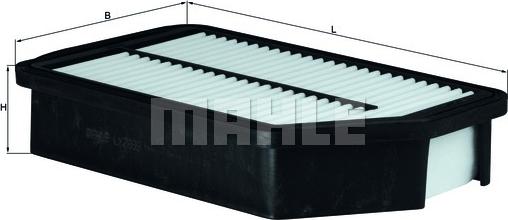 MAHLE LX 2869 - Воздушный фильтр двигателя abcparts.ee