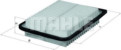 MAHLE LX 2792 - Воздушный фильтр двигателя abcparts.ee