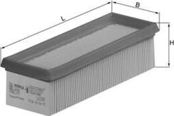 MAHLE LX 788 - Воздушный фильтр двигателя abcparts.ee