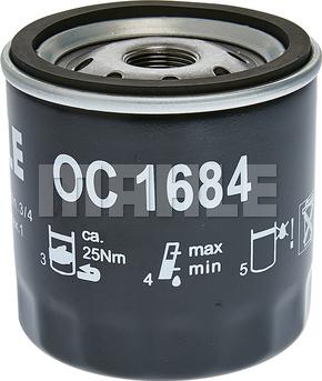MAHLE OC 1684 - Масляный фильтр abcparts.ee