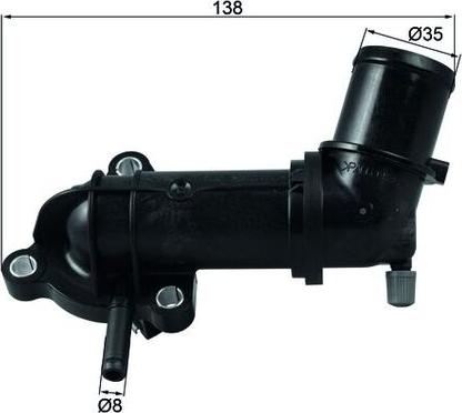 MAHLE TI 245 88 - Термостат охлаждающей жидкости / корпус abcparts.ee