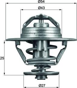 MAHLE TX 93 83D - Термостат охлаждающей жидкости / корпус abcparts.ee