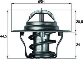 MAHLE TX 4 87D - Термостат охлаждающей жидкости / корпус abcparts.ee