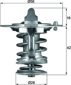 MAHLE TX 83 76D - Термостат охлаждающей жидкости / корпус abcparts.ee