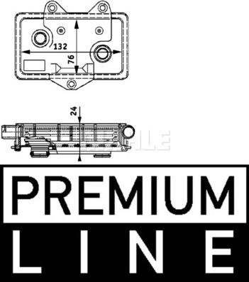 MAHLE CLC 37 000P - Масляный радиатор, двигательное масло abcparts.ee