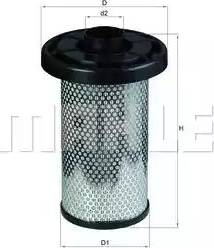 MAHLE LX 576 - Воздушный фильтр двигателя abcparts.ee