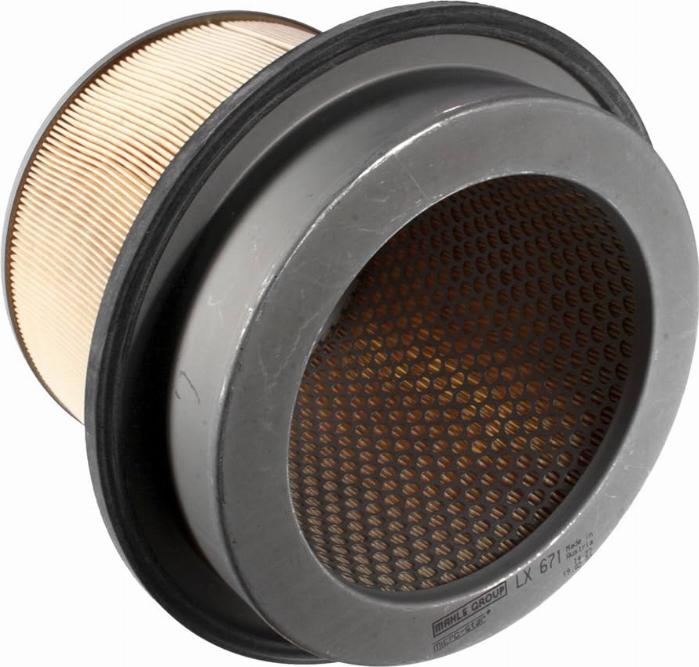 MAHLE LX 671 - Воздушный фильтр двигателя abcparts.ee