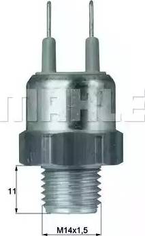 MAHLE TSW 22D - Термовыключатель, вентилятор радиатора / кондиционера abcparts.ee