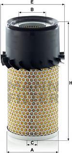Mann-Filter C 14 179 - Воздушный фильтр двигателя abcparts.ee