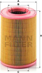 Mann-Filter C 1380/1 - Воздушный фильтр двигателя abcparts.ee
