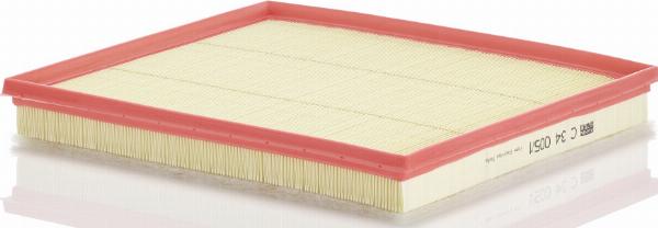 Mann-Filter C 34 005/1 - Воздушный фильтр двигателя abcparts.ee