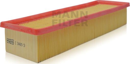 Mann-Filter C 3485/3 - Воздушный фильтр двигателя abcparts.ee