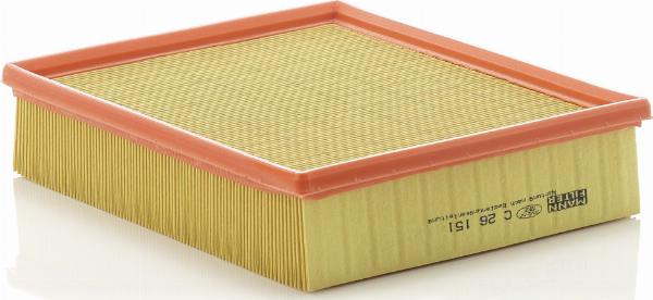 Mann-Filter C 26 151 - Воздушный фильтр двигателя abcparts.ee