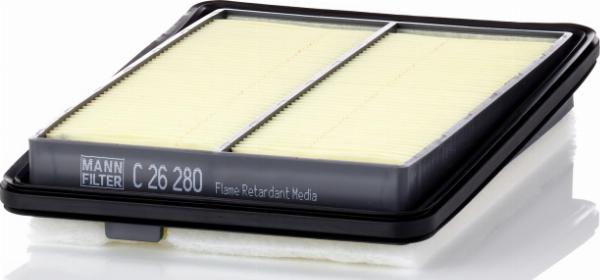 Mann-Filter C 26 280 - Воздушный фильтр двигателя abcparts.ee