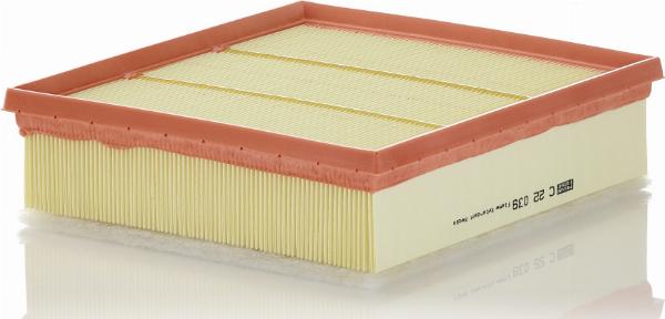Mann-Filter C 22 039 - Воздушный фильтр двигателя abcparts.ee