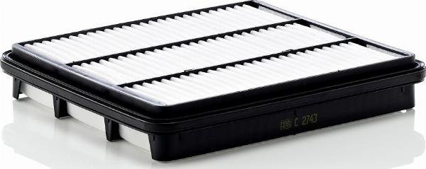 Mann-Filter C 2743 - Воздушный фильтр двигателя abcparts.ee