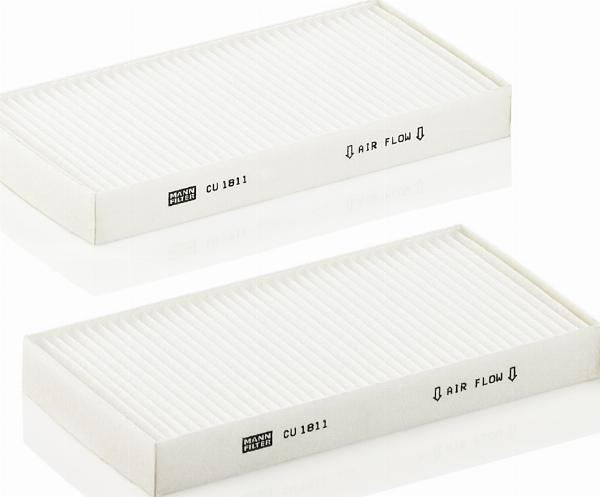 Mann-Filter CU 1811-2 - Фильтр воздуха в салоне abcparts.ee