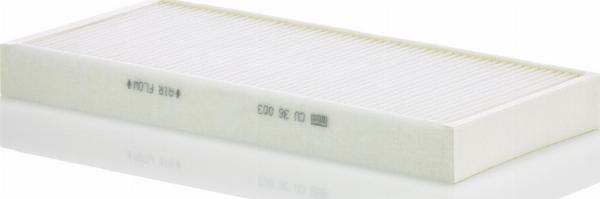 Mann-Filter CU 36 003 - Фильтр воздуха в салоне abcparts.ee