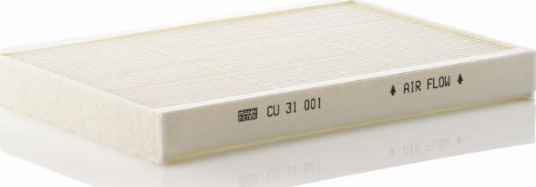 Mann-Filter CU 31 001 - Фильтр воздуха в салоне abcparts.ee