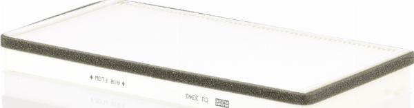 Mann-Filter CU 3340 - Фильтр воздуха в салоне abcparts.ee