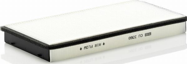 Mann-Filter CU 3360 - Фильтр воздуха в салоне abcparts.ee