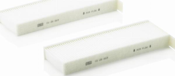 Mann-Filter CU 29 003-2 - Фильтр воздуха в салоне abcparts.ee