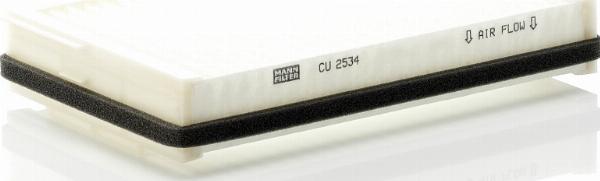 Mann-Filter CU 2534 - Фильтр воздуха в салоне abcparts.ee