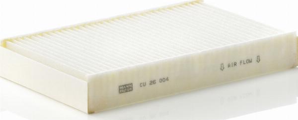 Mann-Filter CU 26 004 - Фильтр воздуха в салоне abcparts.ee