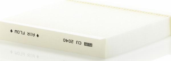 Mann-Filter CU 2040 - Фильтр воздуха в салоне abcparts.ee