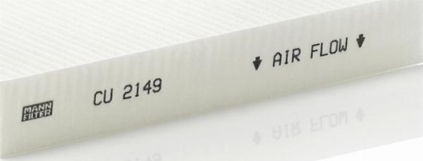 Mann-Filter CU 2149 - Фильтр воздуха в салоне abcparts.ee