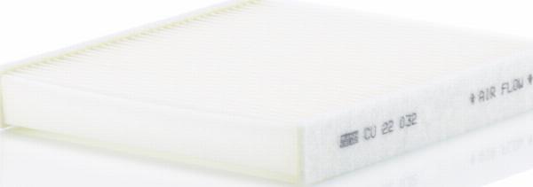 Mann-Filter CU 22 032 - Фильтр воздуха в салоне abcparts.ee