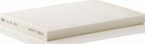 Mann-Filter CU 27 003 - Фильтр воздуха в салоне abcparts.ee