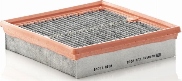 Mann-Filter CUK 2184 - Фильтр воздуха в салоне abcparts.ee
