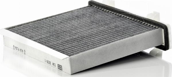 Mann-Filter CUK 2230/1 - Фильтр воздуха в салоне abcparts.ee