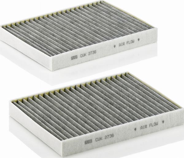 Mann-Filter CUK 2736-2 - Фильтр воздуха в салоне abcparts.ee