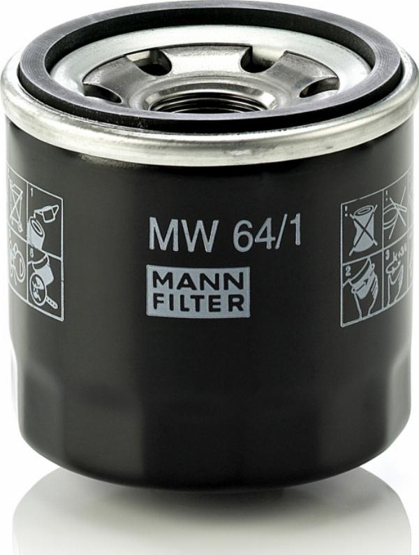Mann-Filter MW 64/1 - Масляный фильтр abcparts.ee