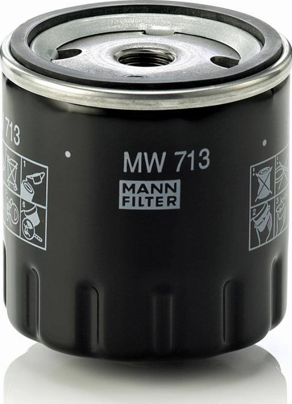 Mann-Filter MW 713 - Масляный фильтр abcparts.ee