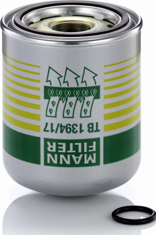 Mann-Filter TB 1394/17 x - Патрон осушителя воздуха, пневматическая система abcparts.ee