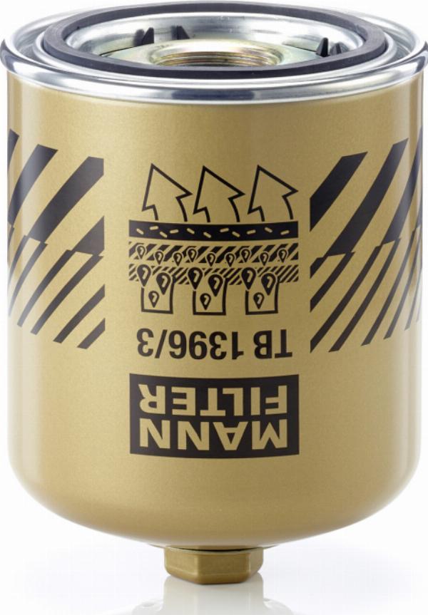 Mann-Filter TB 1396/3 x - Патрон осушителя воздуха, пневматическая система abcparts.ee