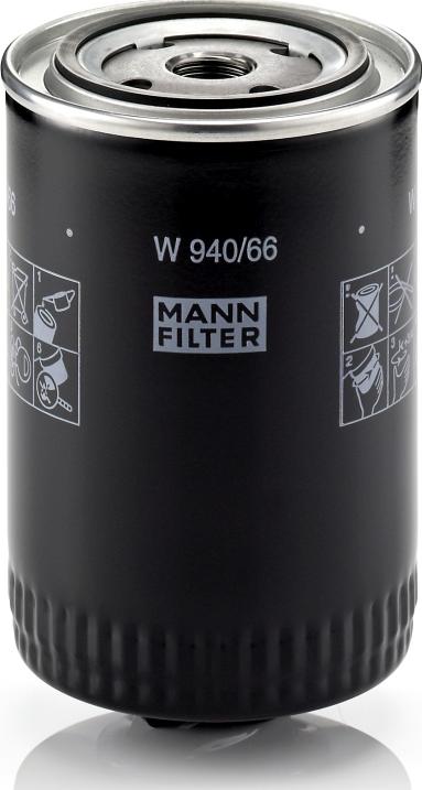 Mann-Filter W 940/66 - Масляный фильтр abcparts.ee