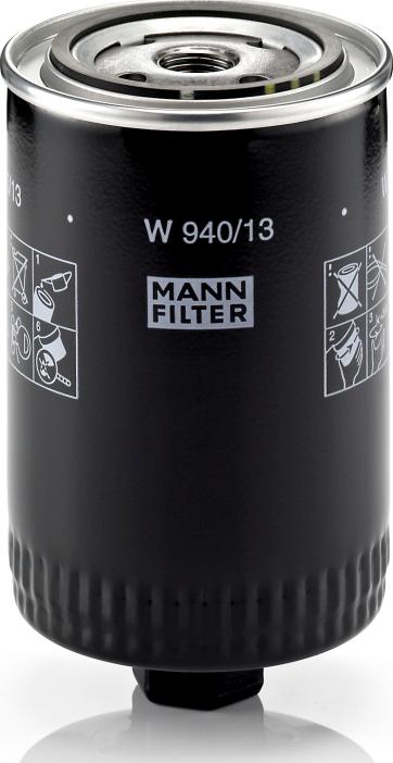 Mann-Filter W 940/13 - Масляный фильтр abcparts.ee